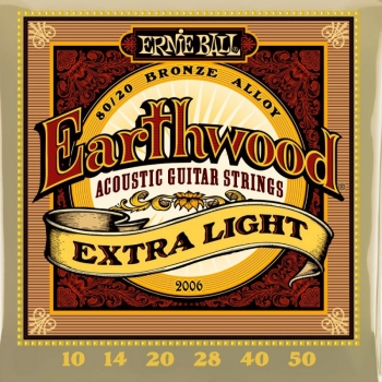 Struny do gitary akustycznej Earthwood Light 2004